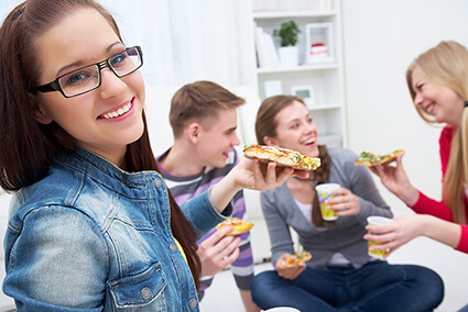 Happy young adults feeling upbeat at Independent Living therapeutic facility for young adults