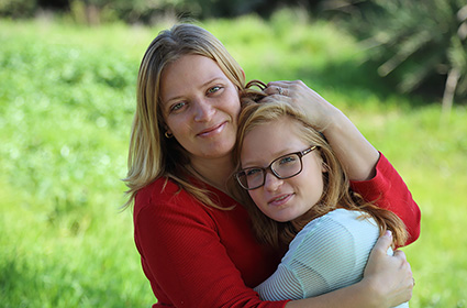 Happy teenager feeling hopeful at a treatment facility for troubled youth