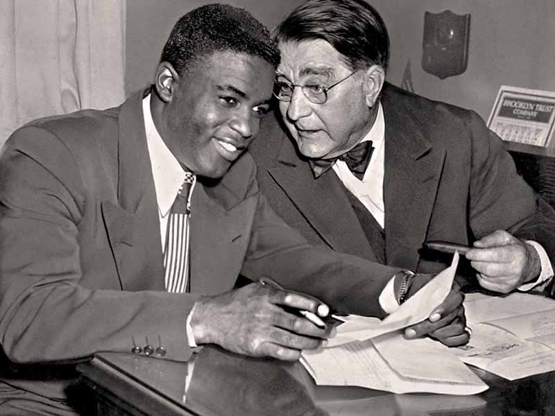 Jackie Robinson & Branch Rickey