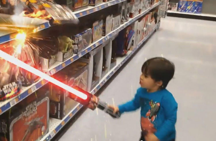 Daddy Makes Toddler An Action Film Hero