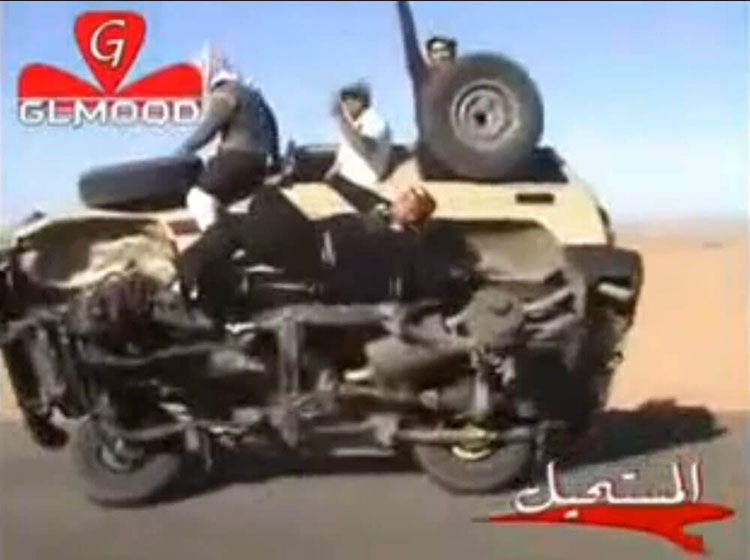 5 Men Remove Tires While Facing Death