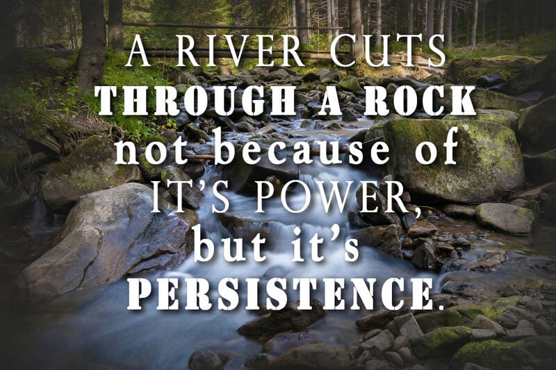 Energy And Persistence Conquer All Things