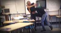 Science Teacher Gets Into Classroom Brawl With Student